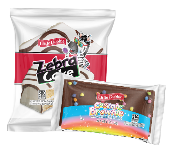 Little Debbie Cosmic Brownie & ZebraCake