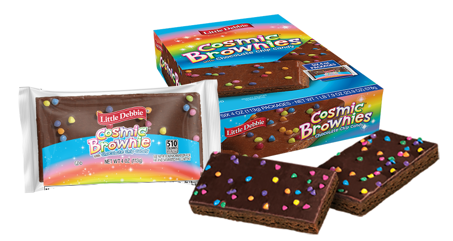 Cosmic® Brownies | Chewy Chocolate Snack with Colorful Candy